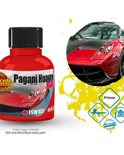 Pagani Huayra Red  Acrylic Paint 15 ml (Fire Scale Modeler)