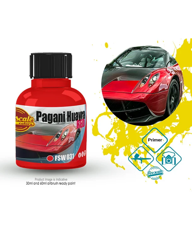 Pagani Huayra Red  Acrylic Paint 15 ml (Fire Scale Modeler)