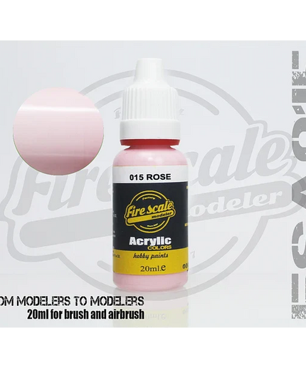Rose ACRYLIC BRUSH COLORS  (FIRE SCALE MODELER)