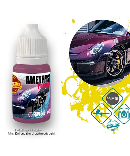 Amethyst Porsche FSW542-15 Acrylic Paint 15 ml (Fire Scale Modeler)