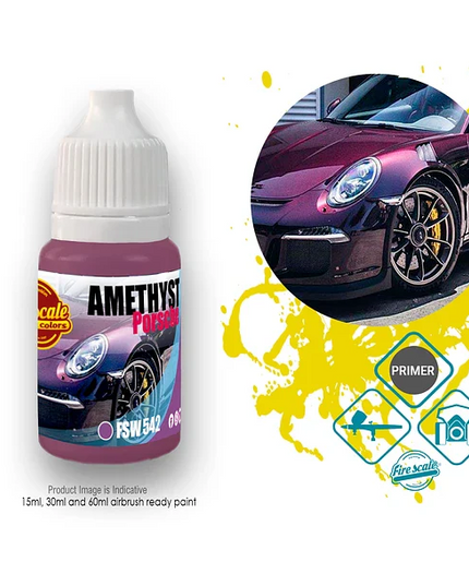 Amethyst Porsche FSW542-15 Acrylic Paint 15 ml (Fire Scale Modeler)
