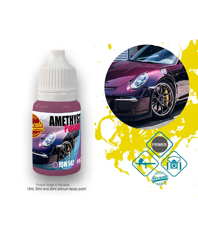 Amethyst Porsche FSW542-15 Acrylic Paint 15 ml (Fire Scale Modeler)