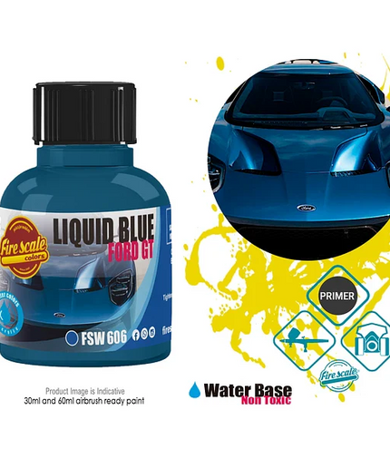 Liquid blue Ford GT Acrylic Paint 15 ml (Fire Scale Modeler)