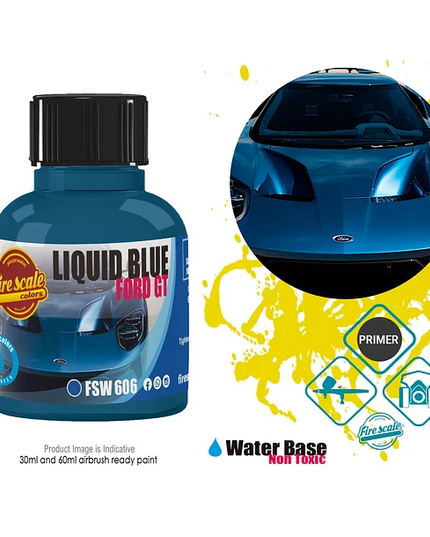 Liquid blue Ford GT Acrylic Paint 15 ml (Fire Scale Modeler)