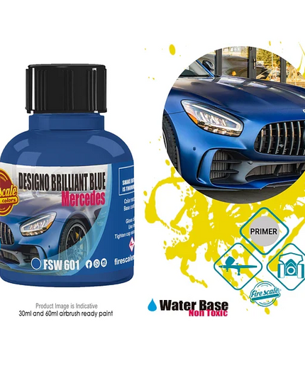 Brilliant Blue Magno Mercedes Acrylic Paint 15 ml (Fire Scale Modeler)