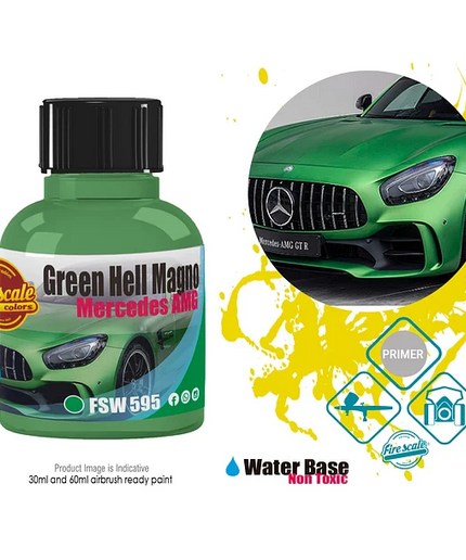 Green Hell Magno Mercedes Acrylic Paint 15 ml (Fire Scale Modeler)