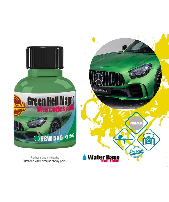 Green Hell Magno Mercedes Acrylic Paint 15 ml (Fire Scale Modeler)