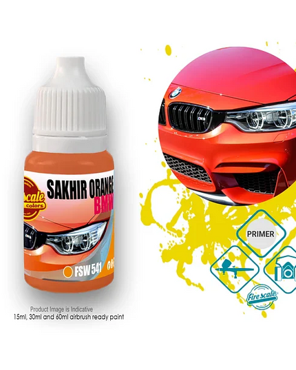 Sakhir Orange BMW Acrylic Paint 15 ml (Fire Scale Modeler)