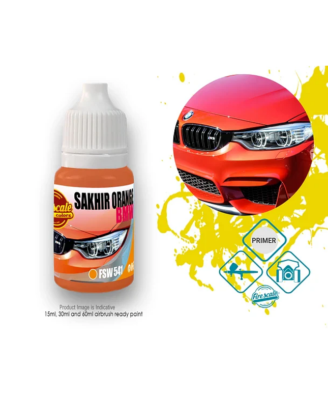 Sakhir Orange BMW Acrylic Paint 15 ml (Fire Scale Modeler)