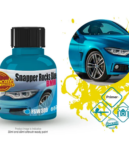 Snapper Rocks Blue Bmw Acrylic Paint 15 ml (Fire Scale Modeler)
