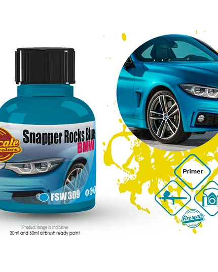 Snapper Rocks Blue Bmw Acrylic Paint 15 ml (Fire Scale Modeler)