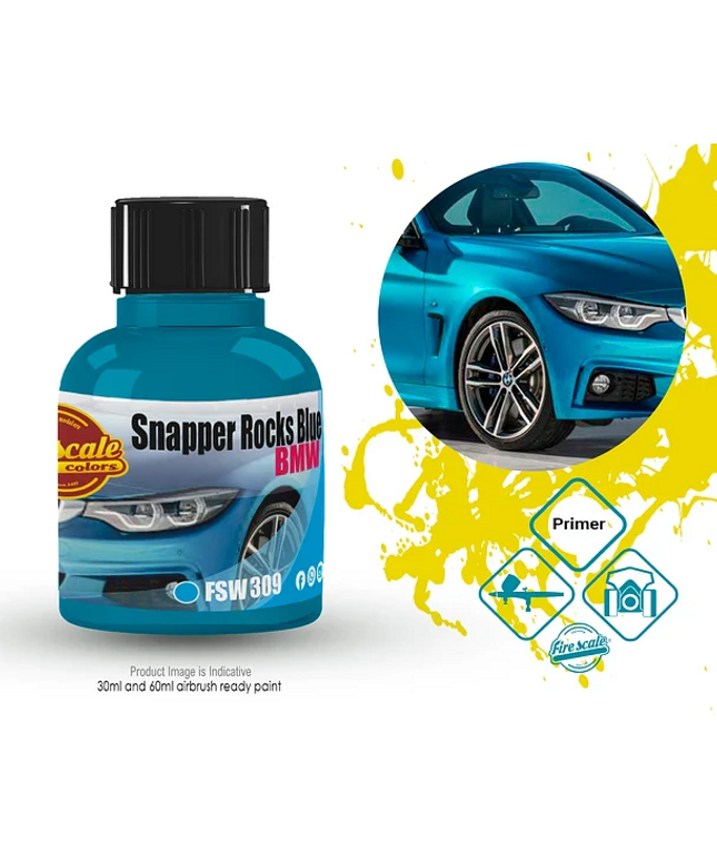 Snapper Rocks Blue Bmw Acrylic Paint 15 ml (Fire Scale Modeler)