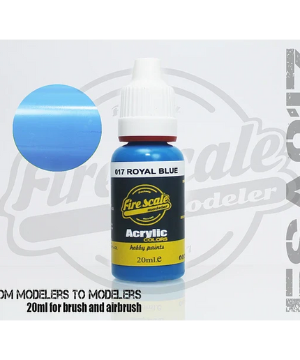 Royal Blue ACRYLIC BRUSH COLORS  (FIRE SCALE MODELER)