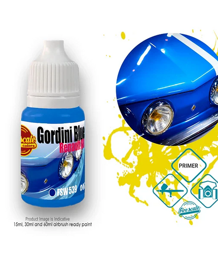 Gordini Blue Renault 8 Acrylic Paint 15 ml (Fire Scale Modeler)