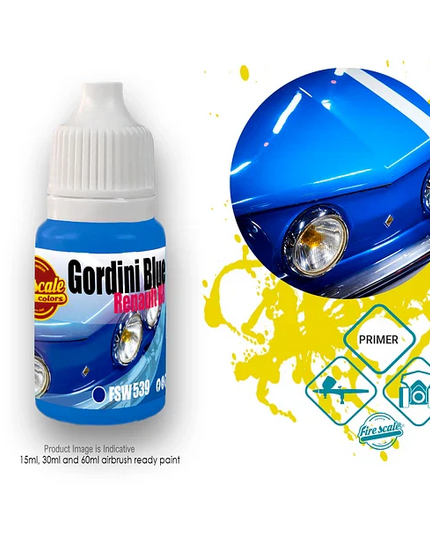 Gordini Blue Renault 8 Acrylic Paint 15 ml (Fire Scale Modeler)
