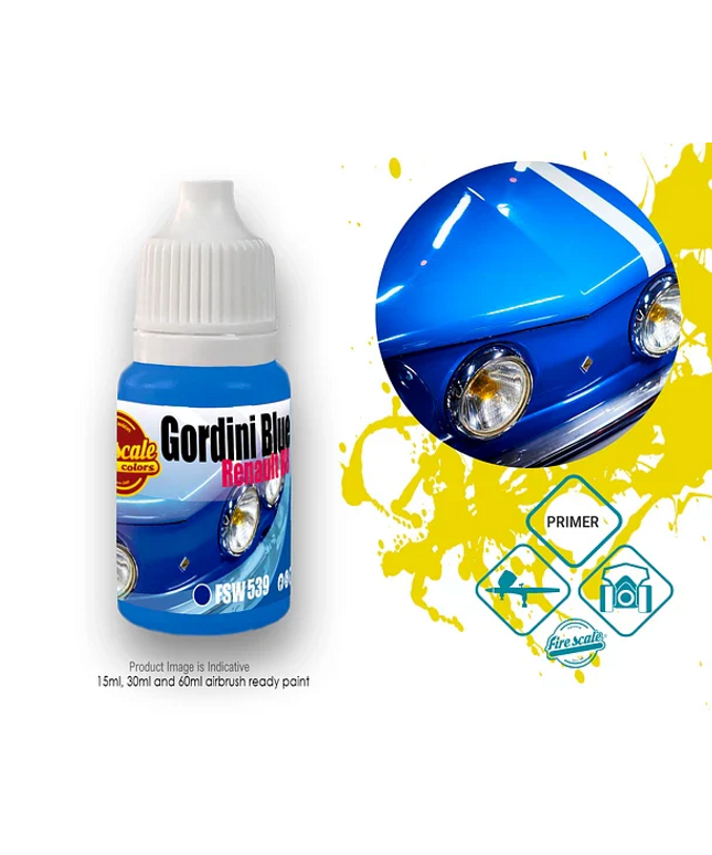 Gordini Blue Renault 8 Acrylic Paint 15 ml (Fire Scale Modeler)