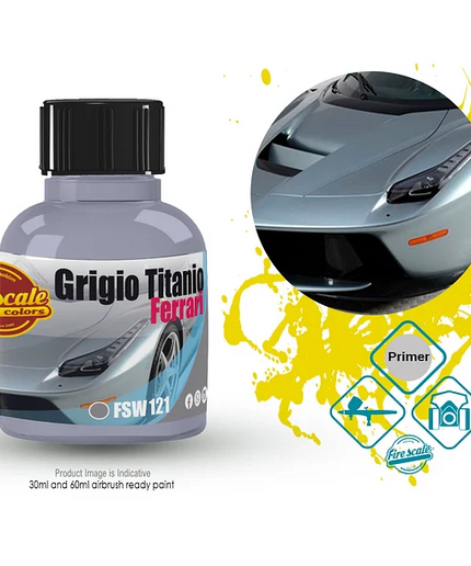 Grigio Titanio Ferrari Acrylic Paint 15 ml (Fire Scale Modeler)