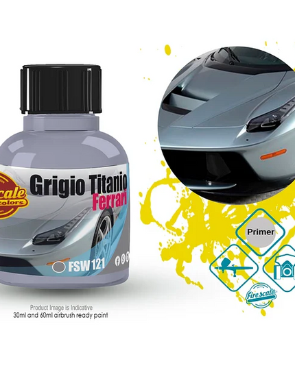 Grigio Titanio Ferrari Acrylic Paint 15 ml (Fire Scale Modeler)