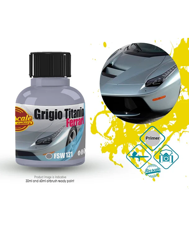 Grigio Titanio Ferrari Acrylic Paint 15 ml (Fire Scale Modeler)