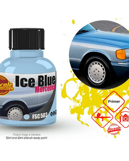 Ice Blue Mercedes Acrylic Paint 15 ml (Fire Scale Modeler)