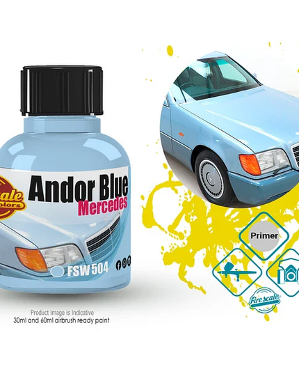 Andor Blue Mercedes FSW504-15 Acrylic Paint 15 ml (Fire Scale Modeler)