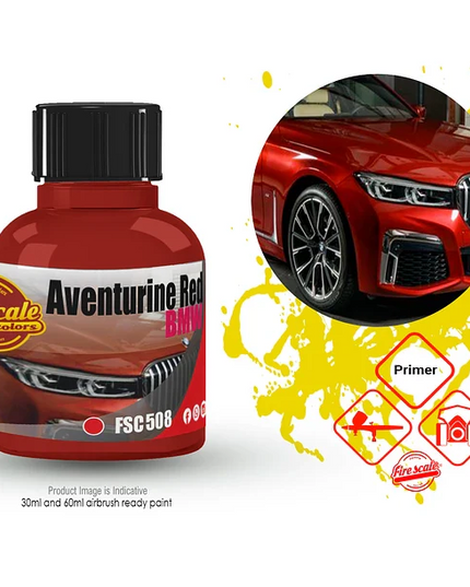 Aventurine Red BMW Lacquer Acrylic Paint 30 ml (Fire Scale Modeler)