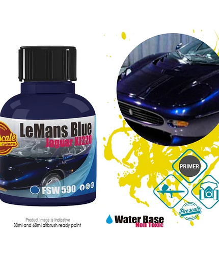 LeMans Blue Jaguar XJ220 Acrylic Paint 15 ml (Fire Scale Modeler)