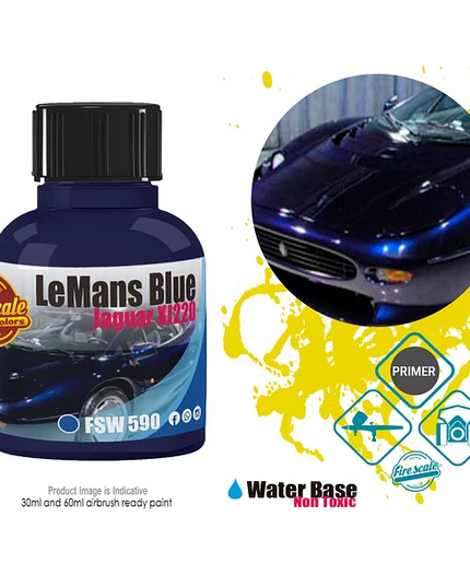 LeMans Blue Jaguar XJ220 Acrylic Paint 15 ml (Fire Scale Modeler)