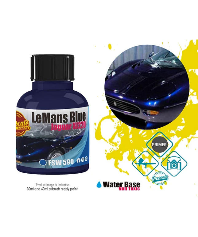 LeMans Blue Jaguar XJ220 Acrylic Paint 15 ml (Fire Scale Modeler)