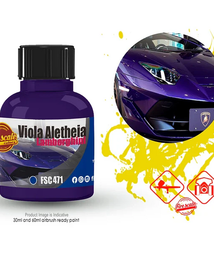 Viola Aletheia Lamborghini Acrylic Paint 15ml (Fire Scale Modeler)