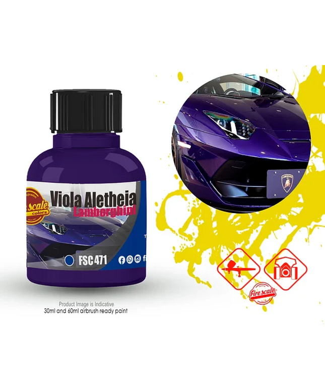 Viola Aletheia Lamborghini Acrylic Paint 15ml (Fire Scale Modeler)