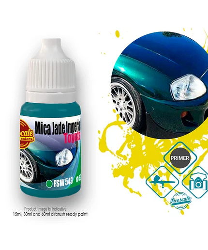 Mica Jade Imperial Toyota Acrylic Paint 15ml (Fire Scale Modeler)