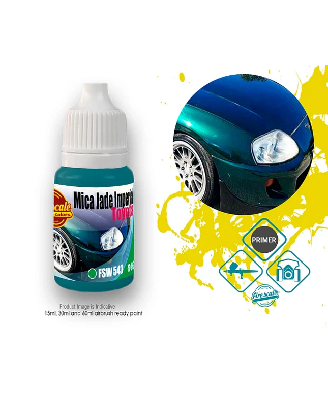 Mica Jade Imperial Toyota Acrylic Paint 15ml (Fire Scale Modeler)
