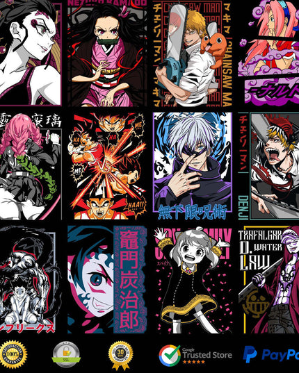 10K + Ready to print Anime designs