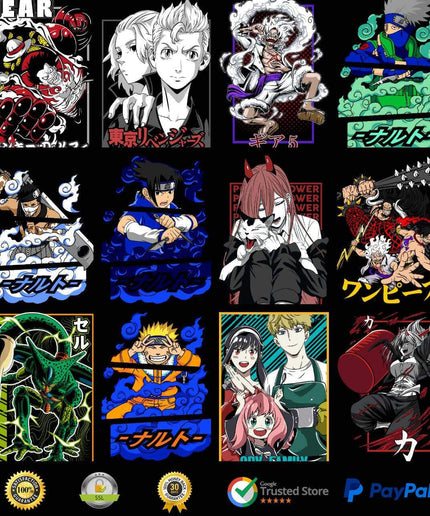 10K + Ready to print Anime designs