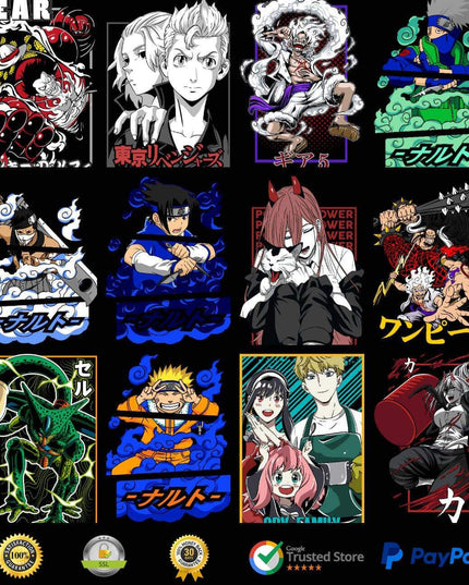 10K + Ready to print Anime designs