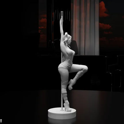 Harley Quin Stripper Statue