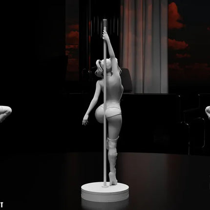 Harley Quin Stripper Statue