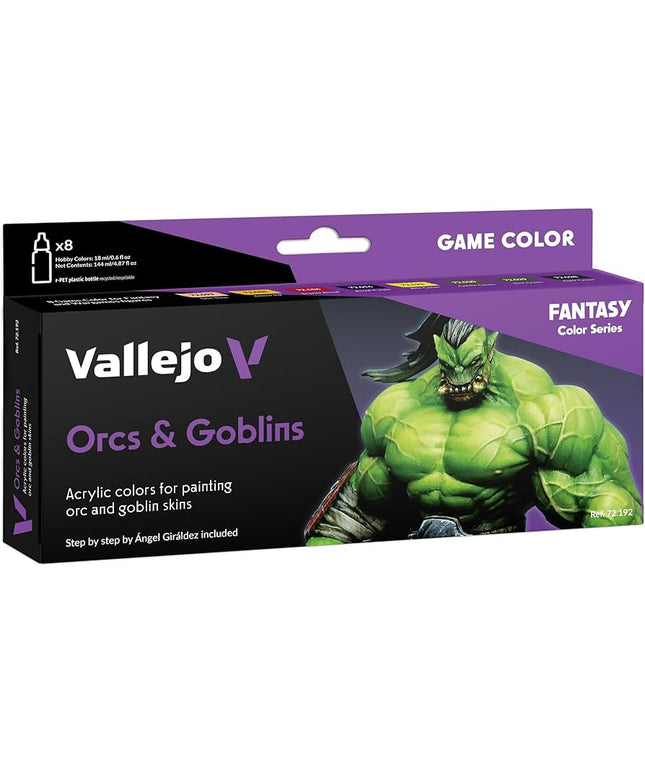 Vallejo Game Color Set - Orcs & Goblins