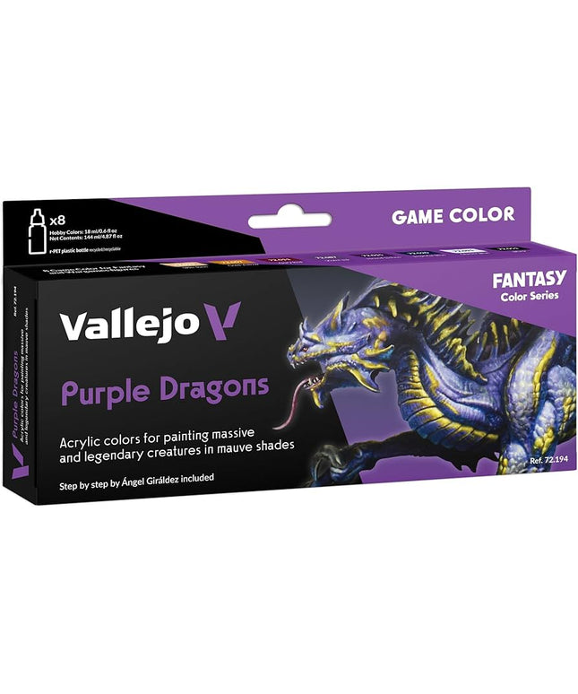 Vallejo Game Color Set - Purple Dragons