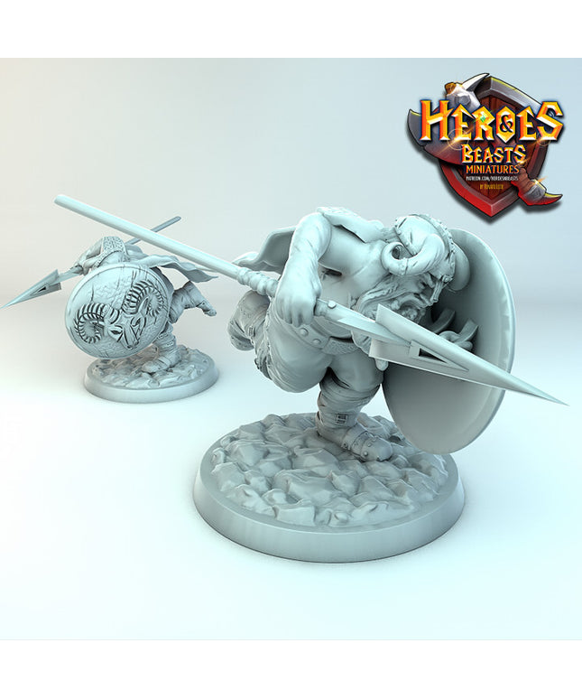 DWARF RUNNING PIKEMAN