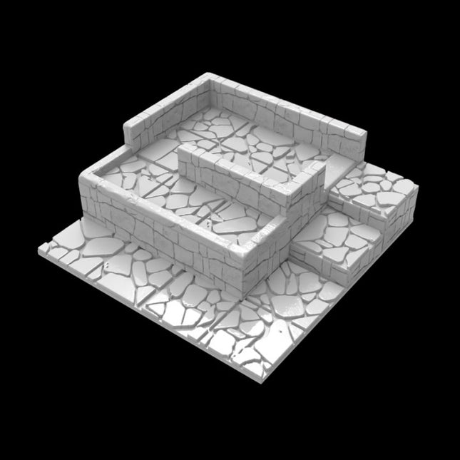 Village Ruins Battle Map :: Incredible Realms Nulan & Tnjan / 14 Pieces