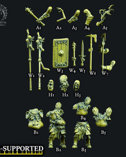 Gorgon Catacombs: Kitbash Set