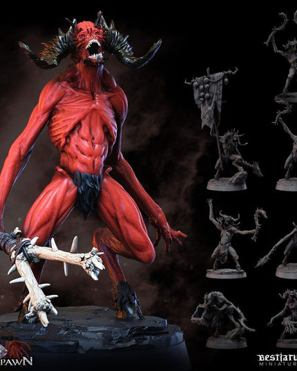 BESTIARIUM MINIATURES / Hellfiends x 8