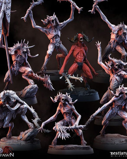 BESTIARIUM MINIATURES / Hellfiends x 8