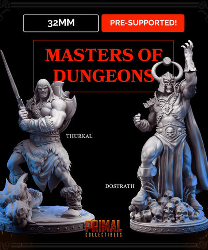 Dark Sorcerer + Barbarian - MASTERS OF DUNGEONS QUEST