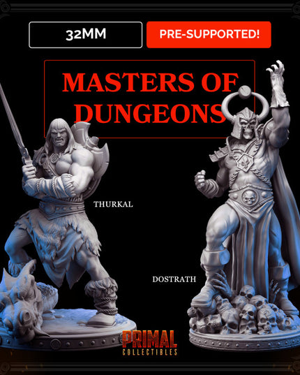 Dark Sorcerer + Barbarian - MASTERS OF DUNGEONS QUEST