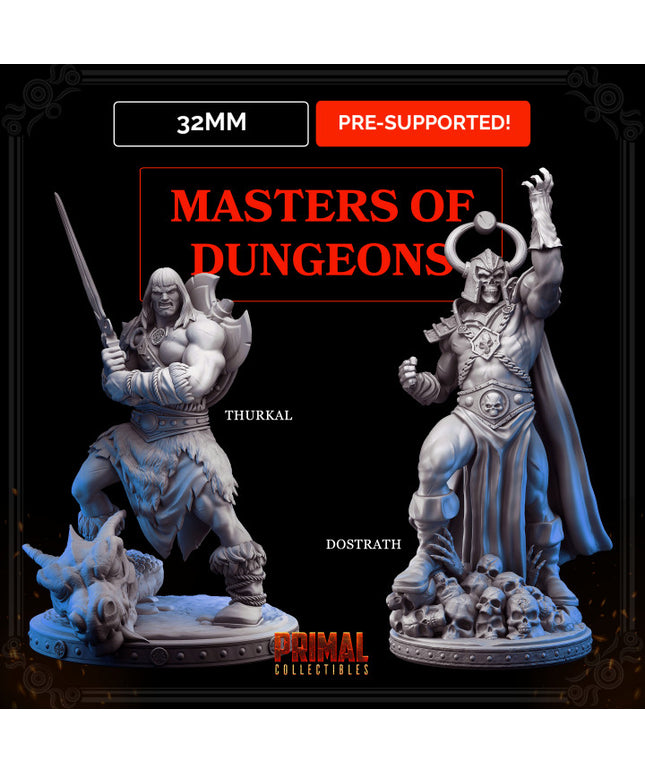 Dark Sorcerer + Barbarian - MASTERS OF DUNGEONS QUEST