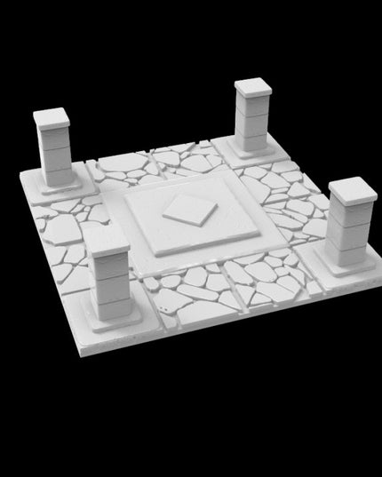 Village Ruins Battle Map :: Incredible Realms Nulan & Tnjan / 14 Pieces