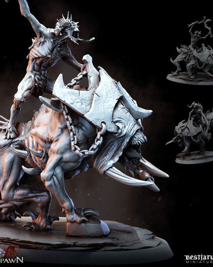 BESTIARIUM MINIATURES / Hellriders x 3